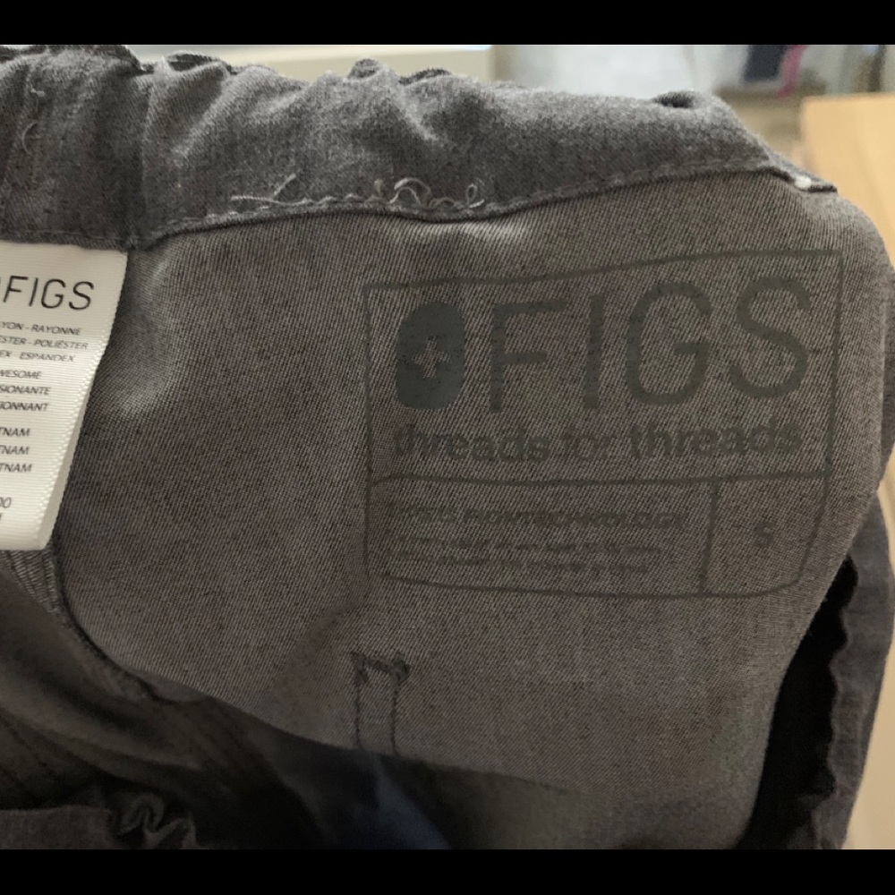 Figs men small graphite scrub pants